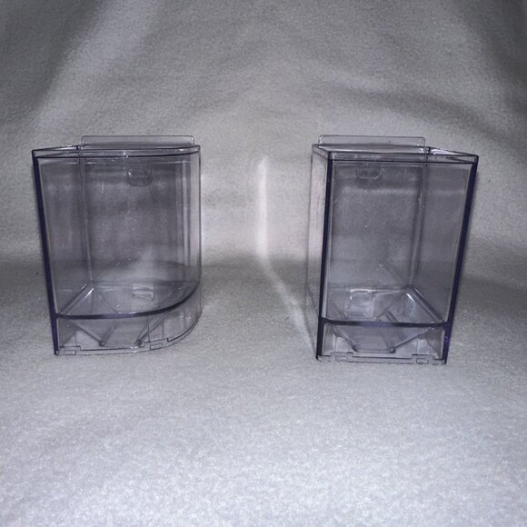 Cuisinart ICE-48 Set of 2 Topping Containers Clear Gray Replacement Parts - Picture 4 of 7
